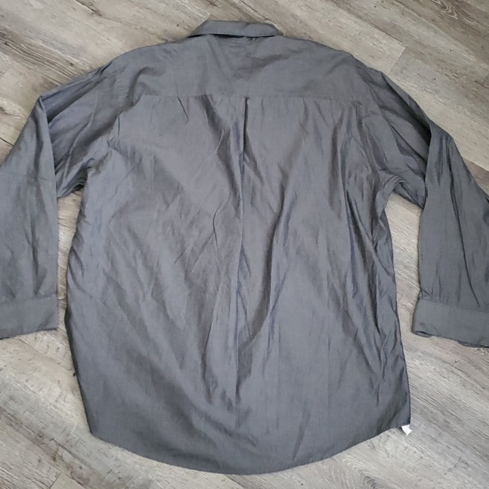 DKNY Button Up Dress Shirt 80s 2ply 17.5 - Picture 6 of 6